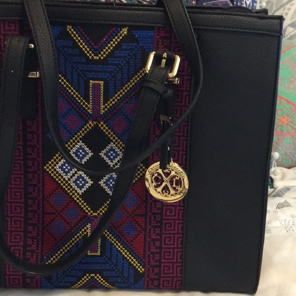 Christian Lacroix vegan leather embroidered tote - Picture 3 of 8